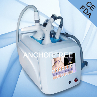 Machine multifonctionnelle 3 Handpieces de beauté du vide rf de rouleau portatif de laser 5 bouts